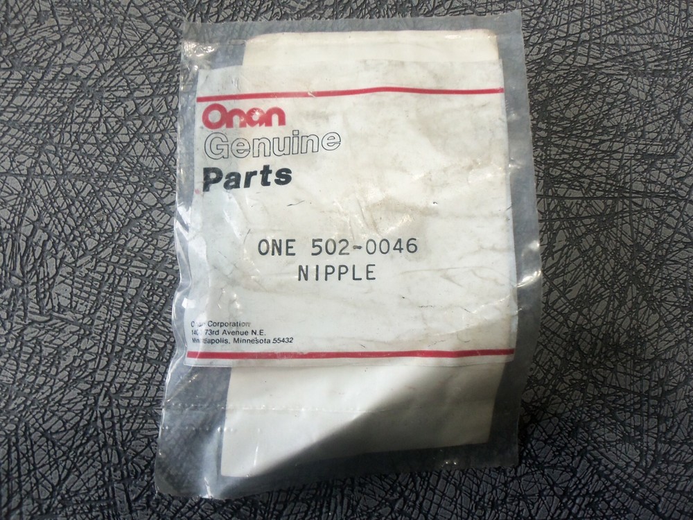 Genuine ONAN 502-0046 brass nipple