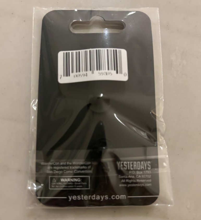 2026 Yesterdays Wondercon Exclusive Pin