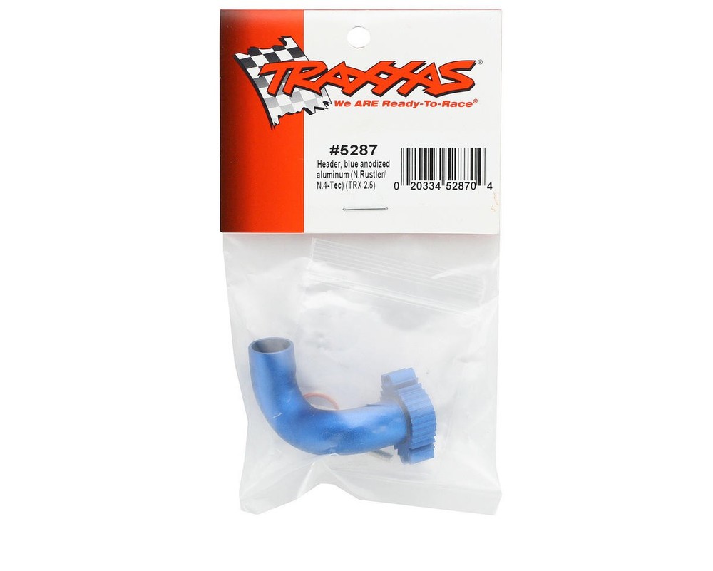 Traxxas Aluminum Header (Blue) [TRA5287]