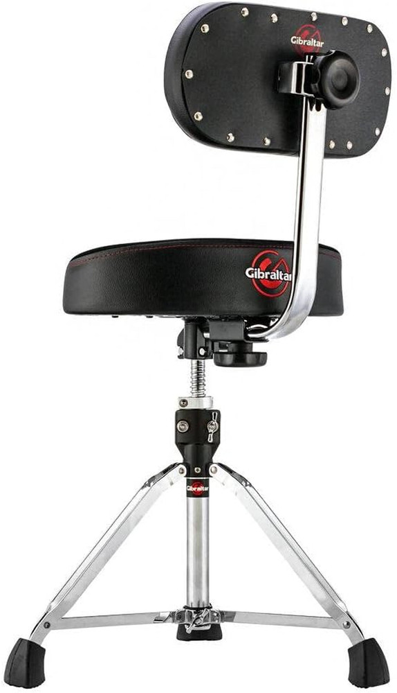 Adjustable Motorcycle Drum Throne with Memory Foam & Heavy Duty Support