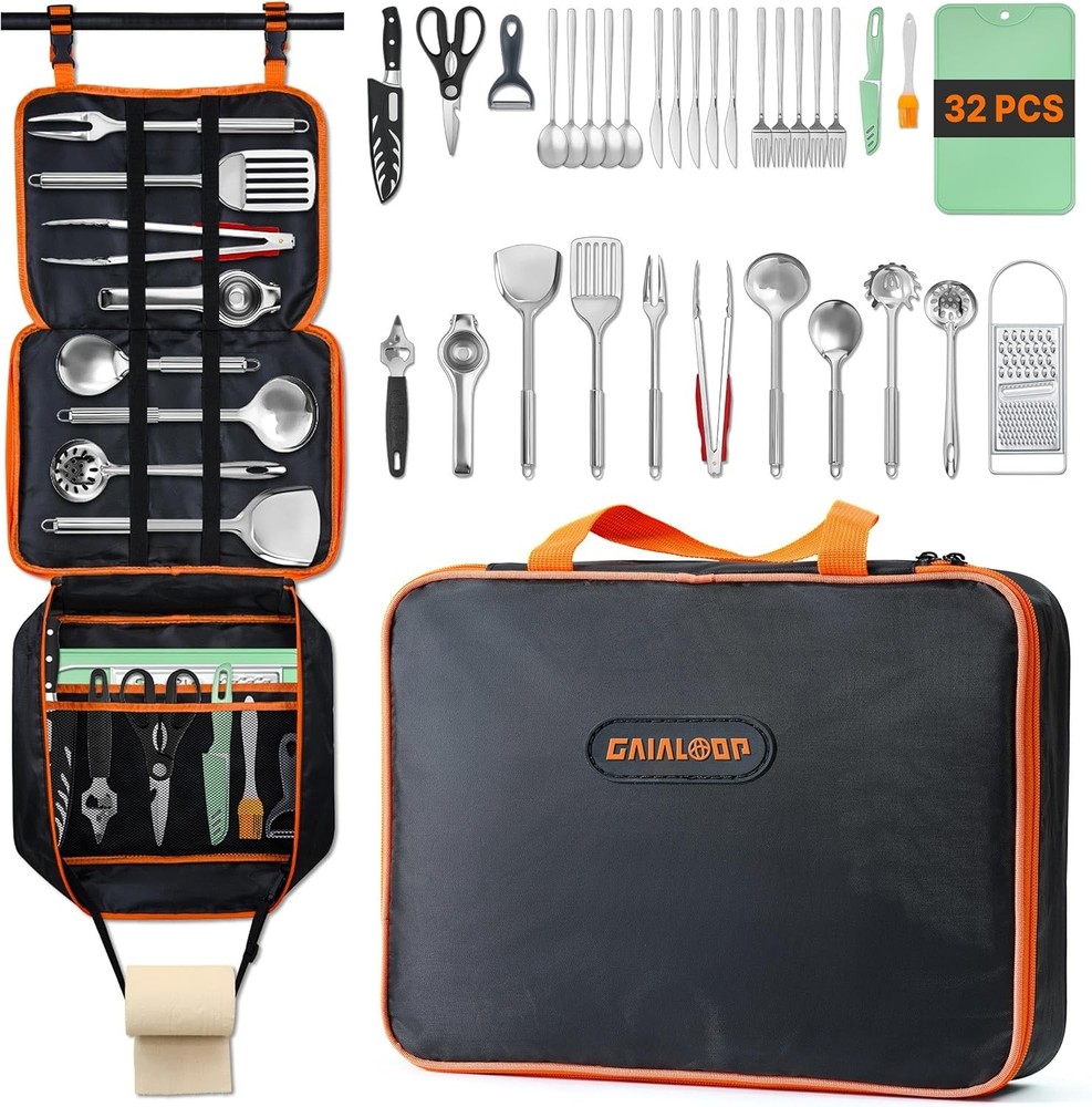 Camping Cooking Utensil Set Barbecue Cookware Camping Kitchen
