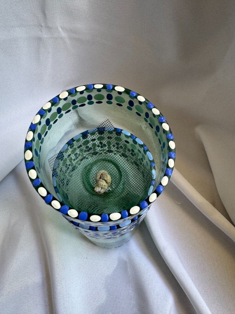 Hand Painted Wine Planter