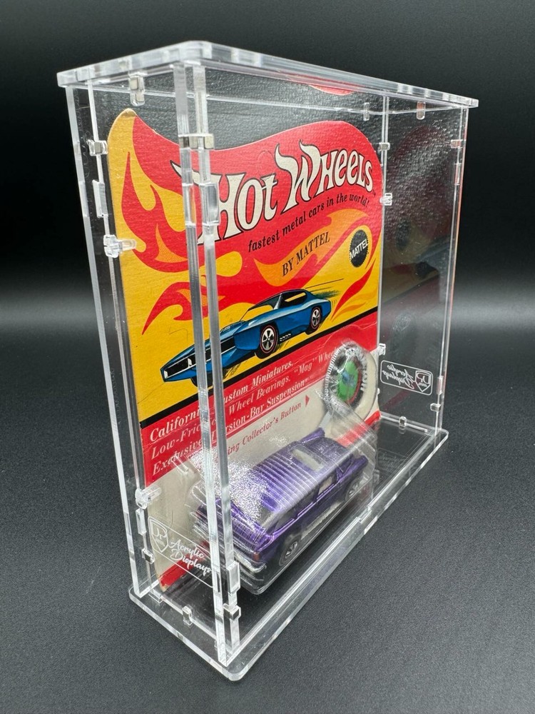 Diamond Protector Hot Wheels Original Redline Acrylic Display 2 Pack