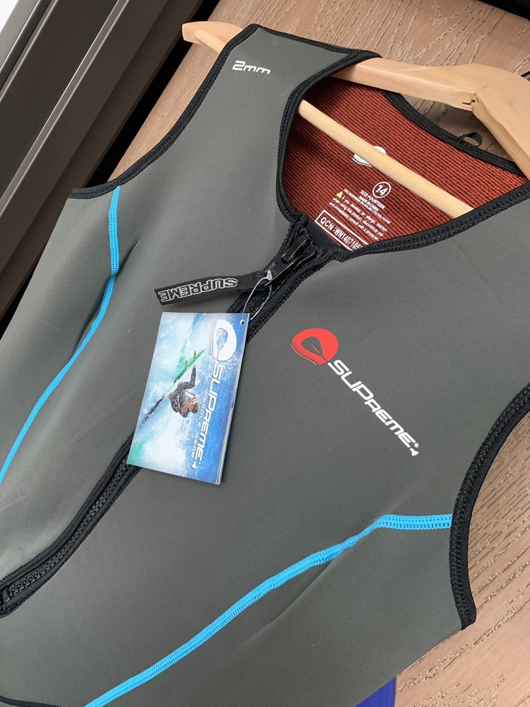 NWT SUPREME SLEEVELESS WETSUIT 14