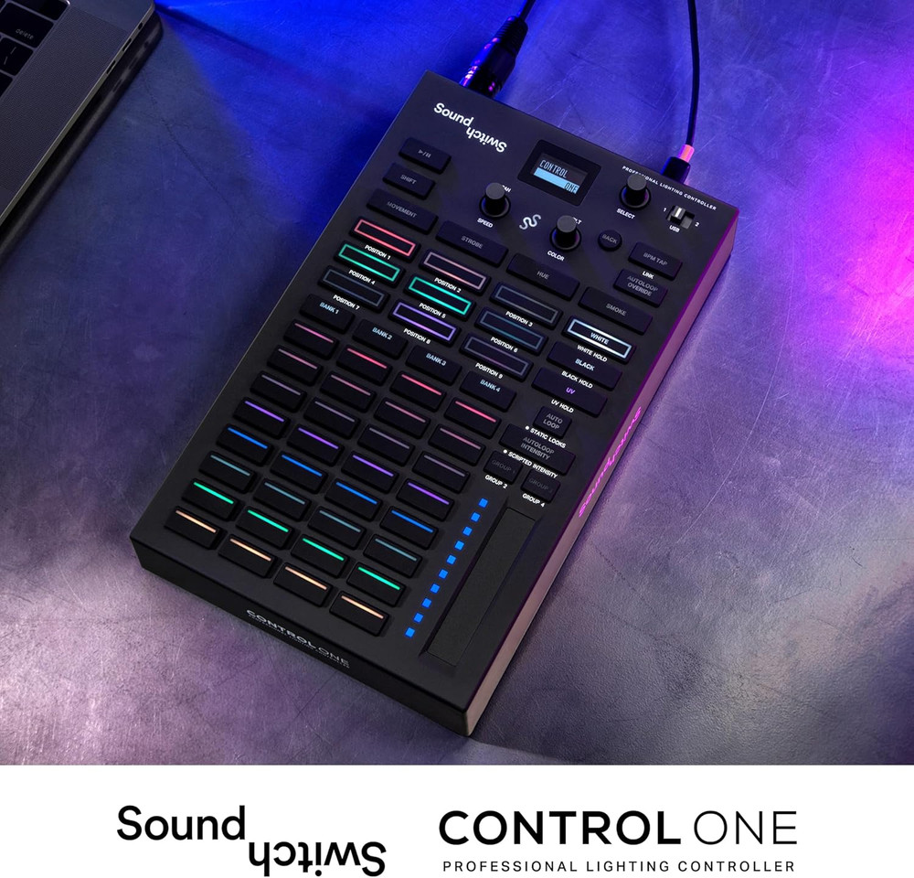 Control One - Professional DMX DJ Lighting Controller with 3 Months Software Ac