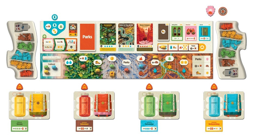 Keymaster Games: Parks 2nd Edition - Board Game