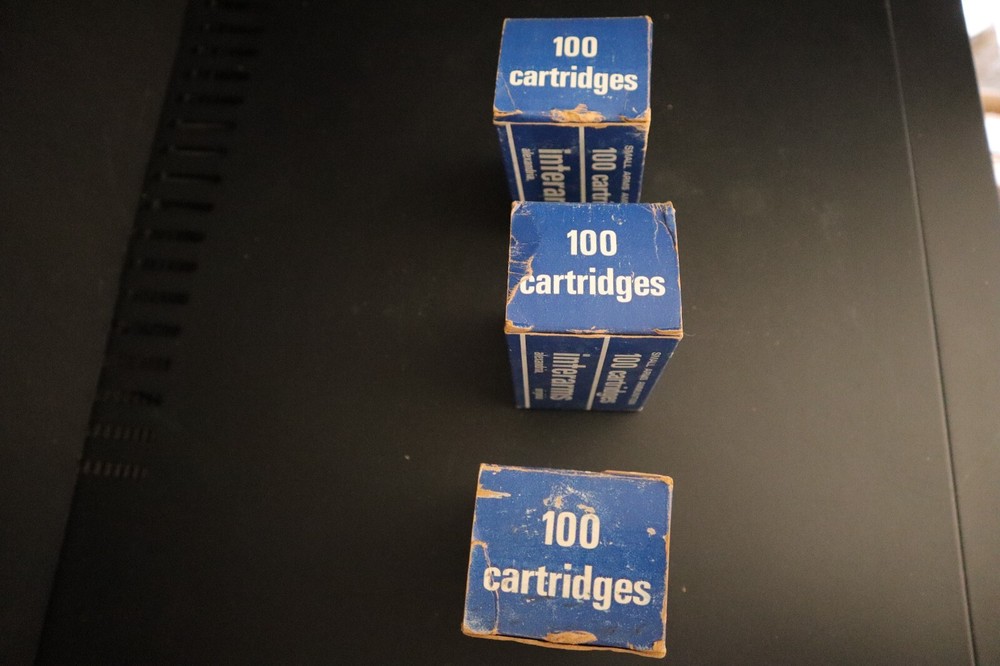 Vintage Interarms 9mm Luger ammo box (empty) (3 boxes)