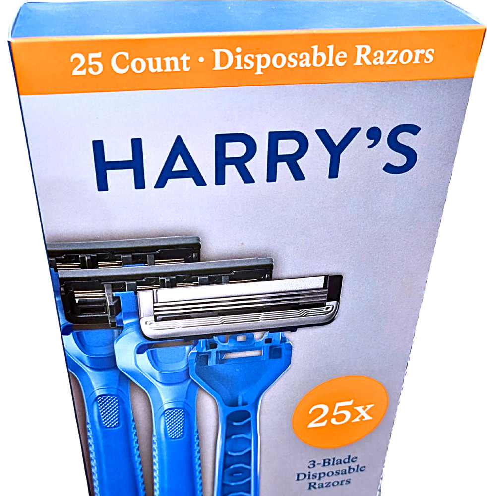 Harry's 3-Blade Disposable Razor 25 Count