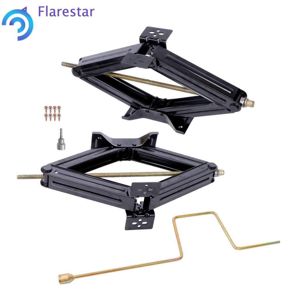 Camper RV Trailer Stabilizer Leveling Scissor Jacks with Handle 5000lbs