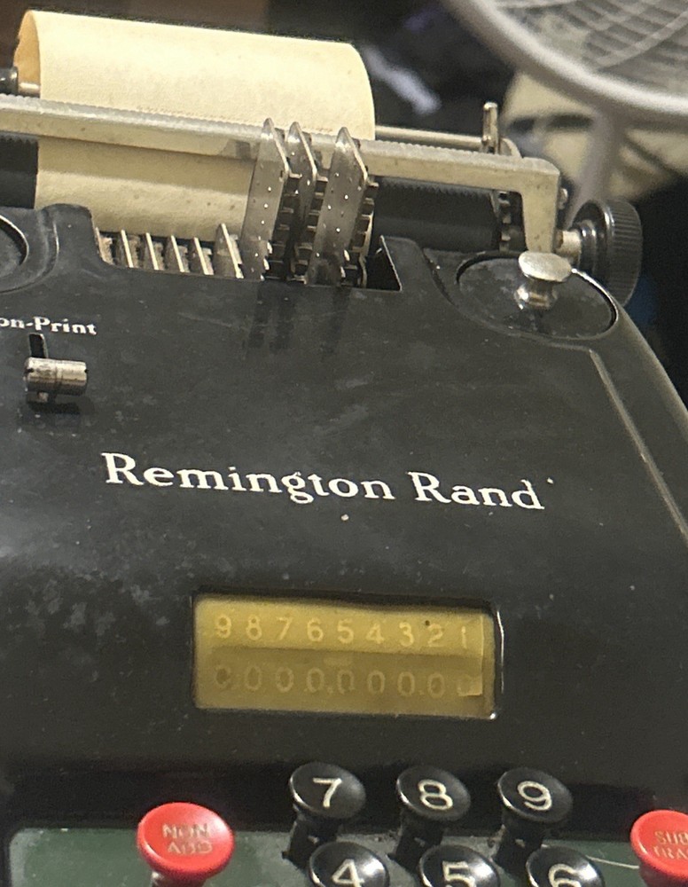 Remington Rand Vintage Adding Machine Calculator