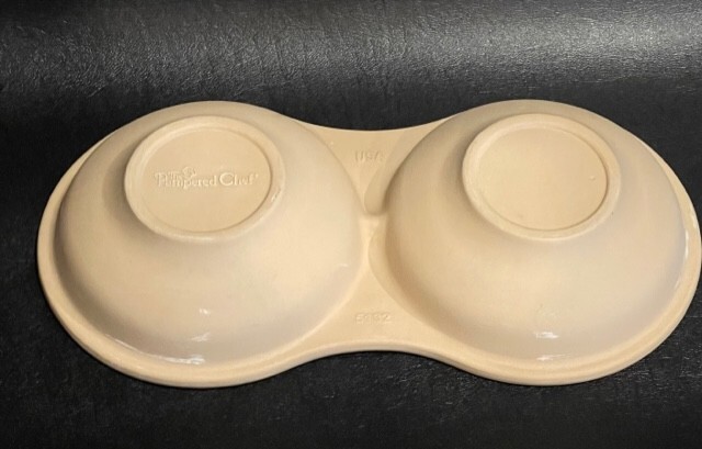 Pampered Chef Double Egg Cooker Bowl NEW