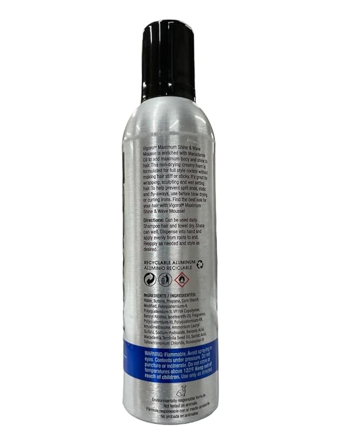 VIGOROL MAXIMUM SHINE & WAVE MOUSSE