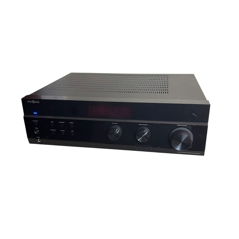 Insignia NS-R2001 AM/FM Stereo Receiver Amplifier Audio Component System