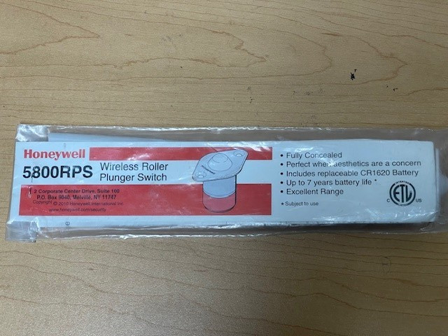 Honeywell 5800RPS Wireless Recessed Transmitter/Plunger Switch
