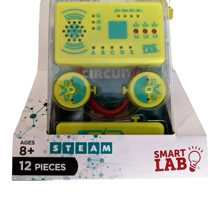 NEW SmartLab Tiny Circuits STEM Kit – 12-Piece Electronics Set, MSRP $29.99