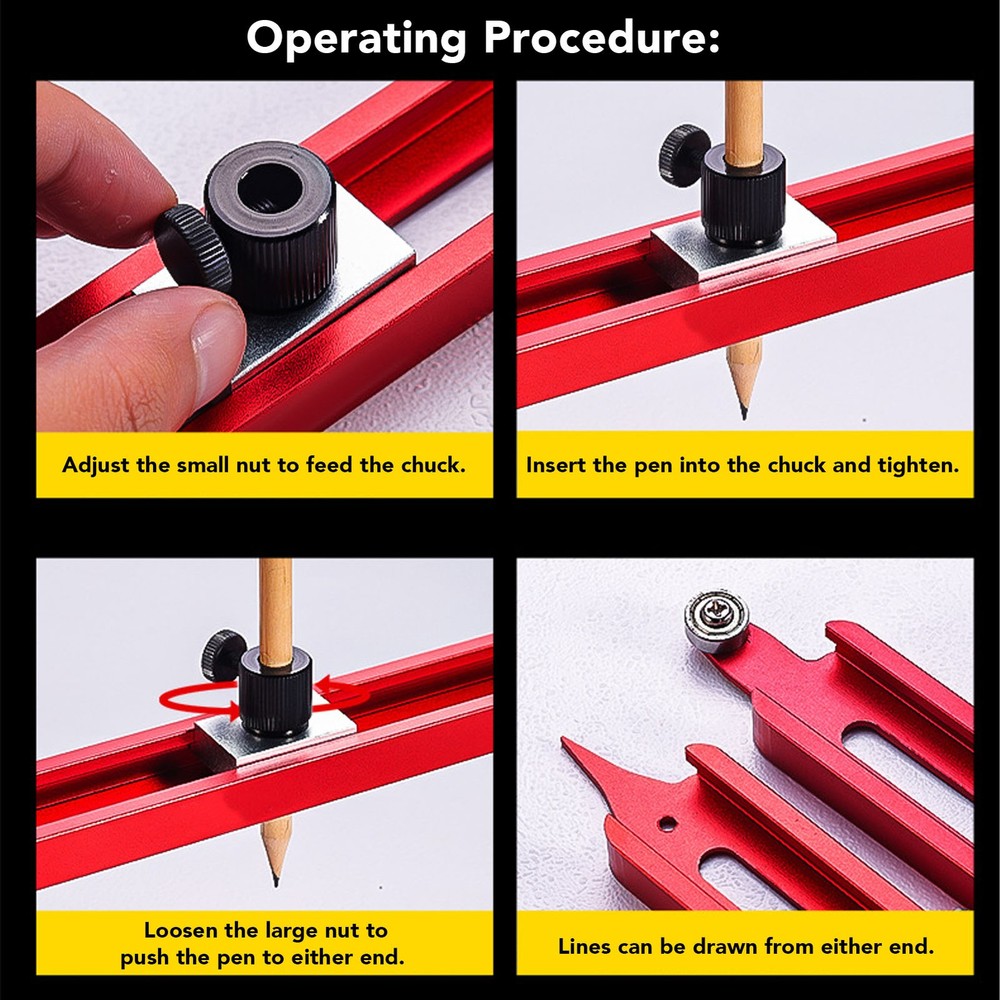 Precise Contour Scribe Tool For Woodworking Professionals
