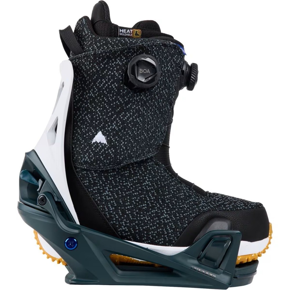 Men's BURTON Step On Re:Flex Snowboard Bindings - DEEP EMERALD/WHITE