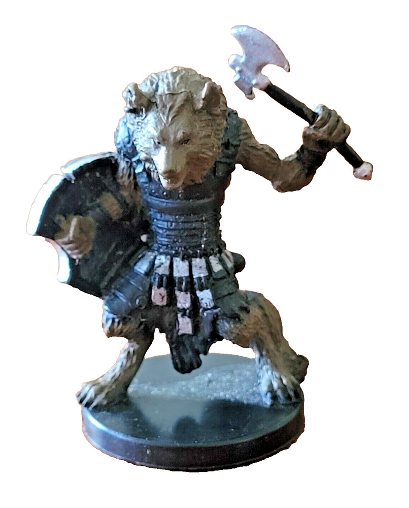 Gnoll - Aberrations #51 C - D&D Miniatures - No stat card.