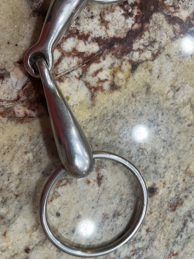Stainless Steel English Style Broken Snaffle Bit5”