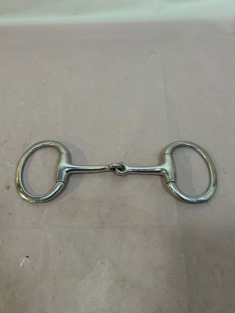 QUALITY Western Horse Dee Ring Snaffle Bit ~ 5" mouth