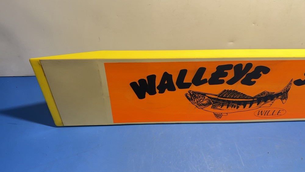 WITTE Plastic Sign Panel “Walleyes Skies” No Light Non-Reflective