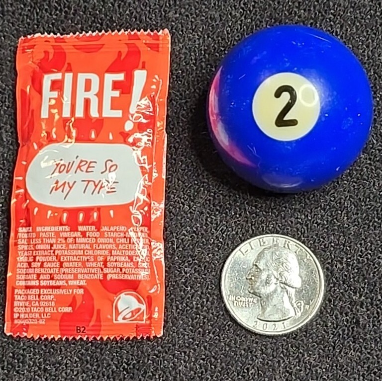 Replacement mini billiard Ball - Solid Blue #2 Ball 1.5"