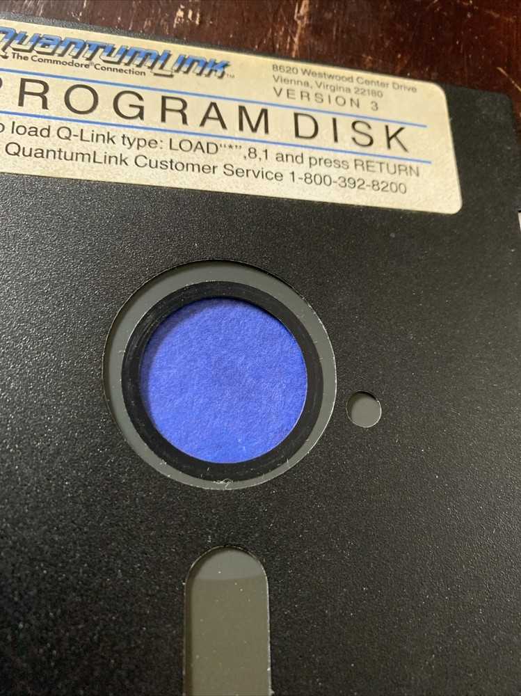 Quantum Link Program Disk for Commodore 64 Volume 3