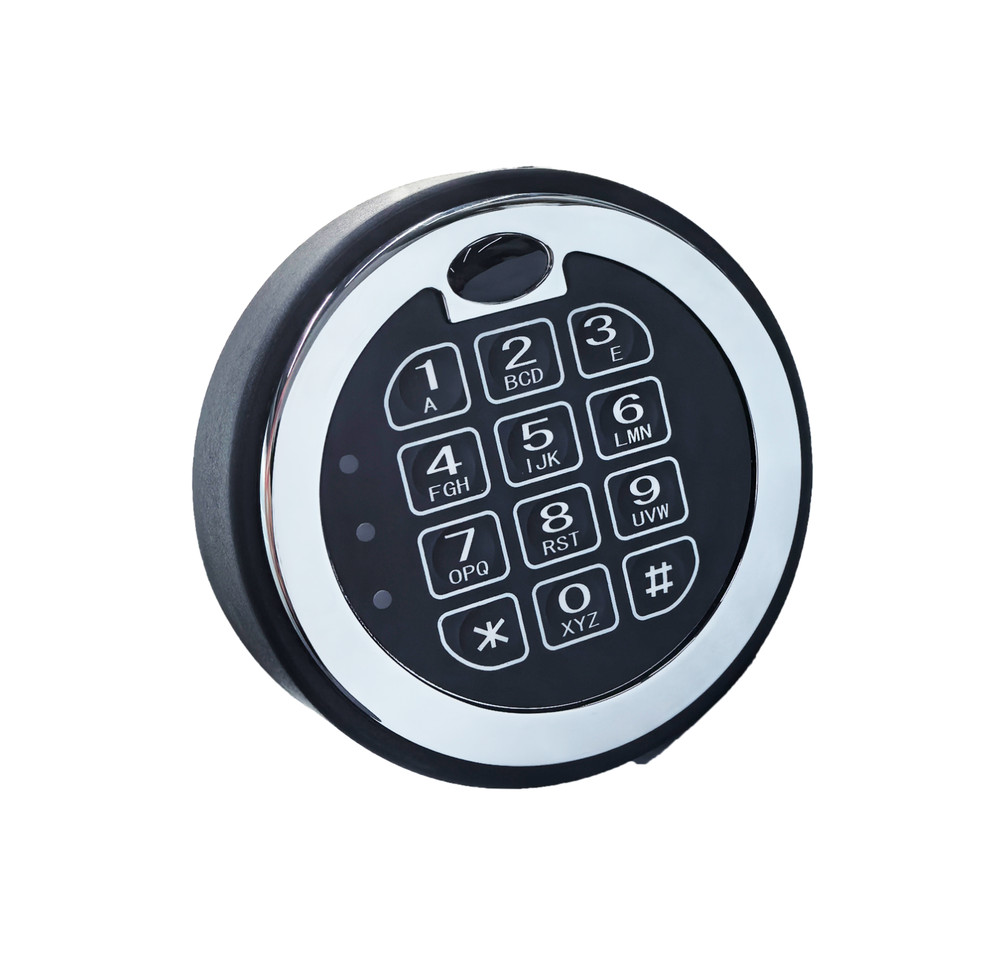 Digital Keypad Lock Gun Safe Lock Replacement Electronic Solenoid Lock 2 Keys