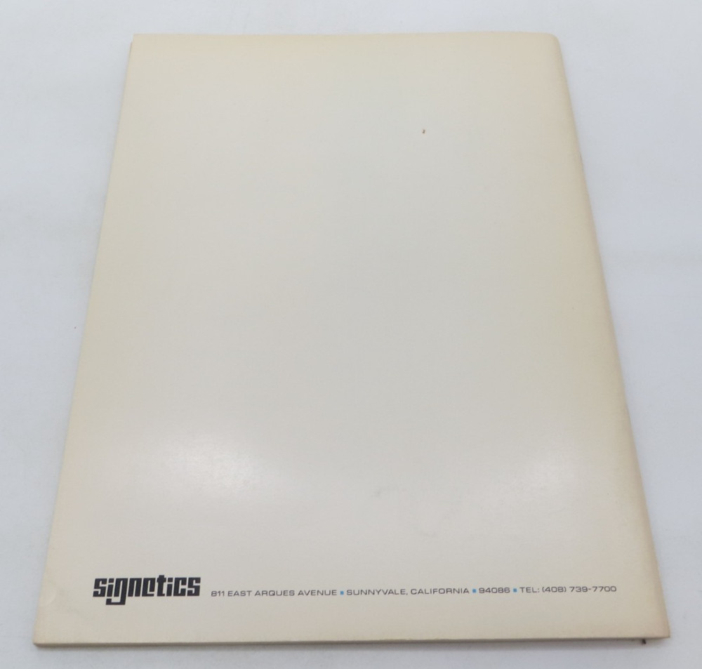 Signetics Microprocessor Introducing The 3000 1975 Databook Tech Manual vintage