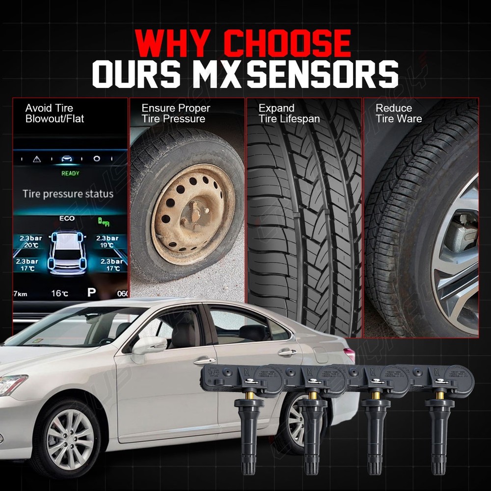 Set of 4 Tire Pressure Sensor TPMS For 2009-2010 2011 Honda Element