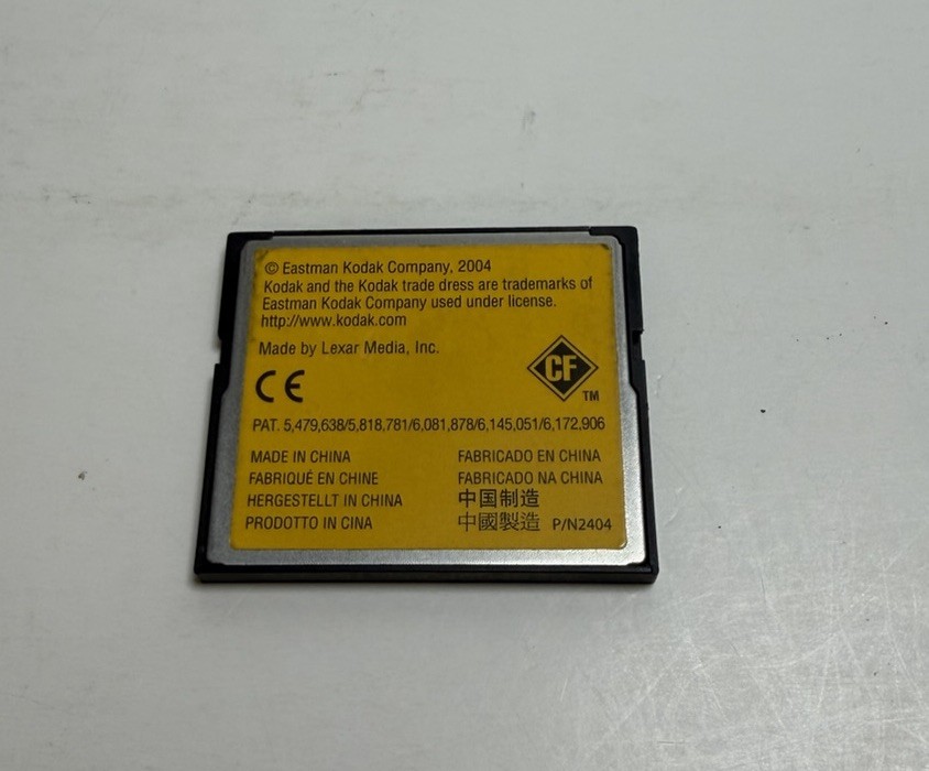512MB KODAK COMPACT FLASH CF COMPACTFLASH MEMORY CARD