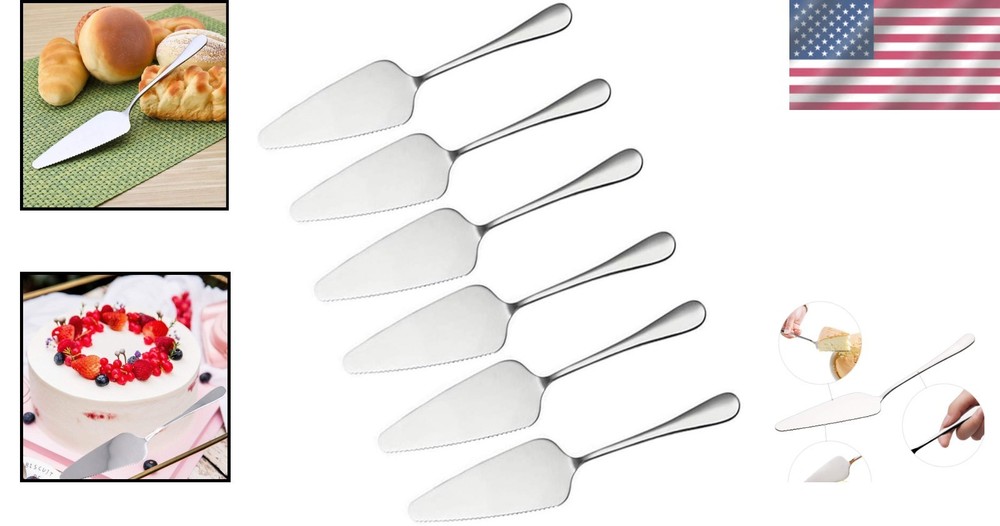Stainless Steel Pizza Pie Cake Server Set