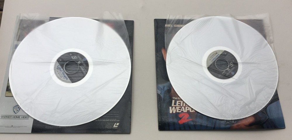 TWO LASERDISK Titled LETHAL WEAPON and LETHAL WEAPON 2