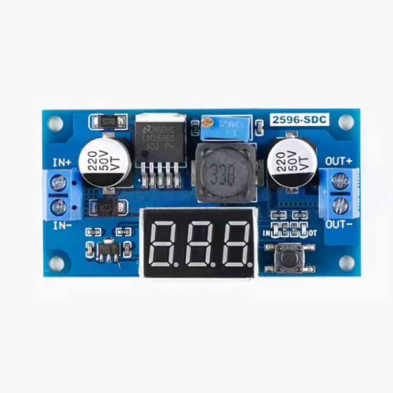 LM2596 DC-DC Step Down Converter Voltage Regulator Module With LED Display New