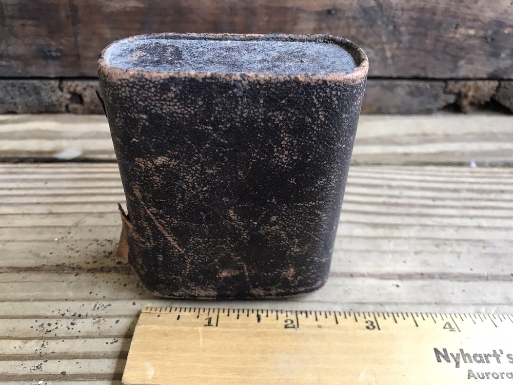 Rare Chesterfield Cigarette Case Leather Black In Gold Script