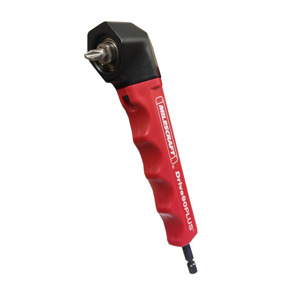 Milescraft 1303 Drive90PLUS Impact Ready Right Angle Drill Attachment - Perfe...