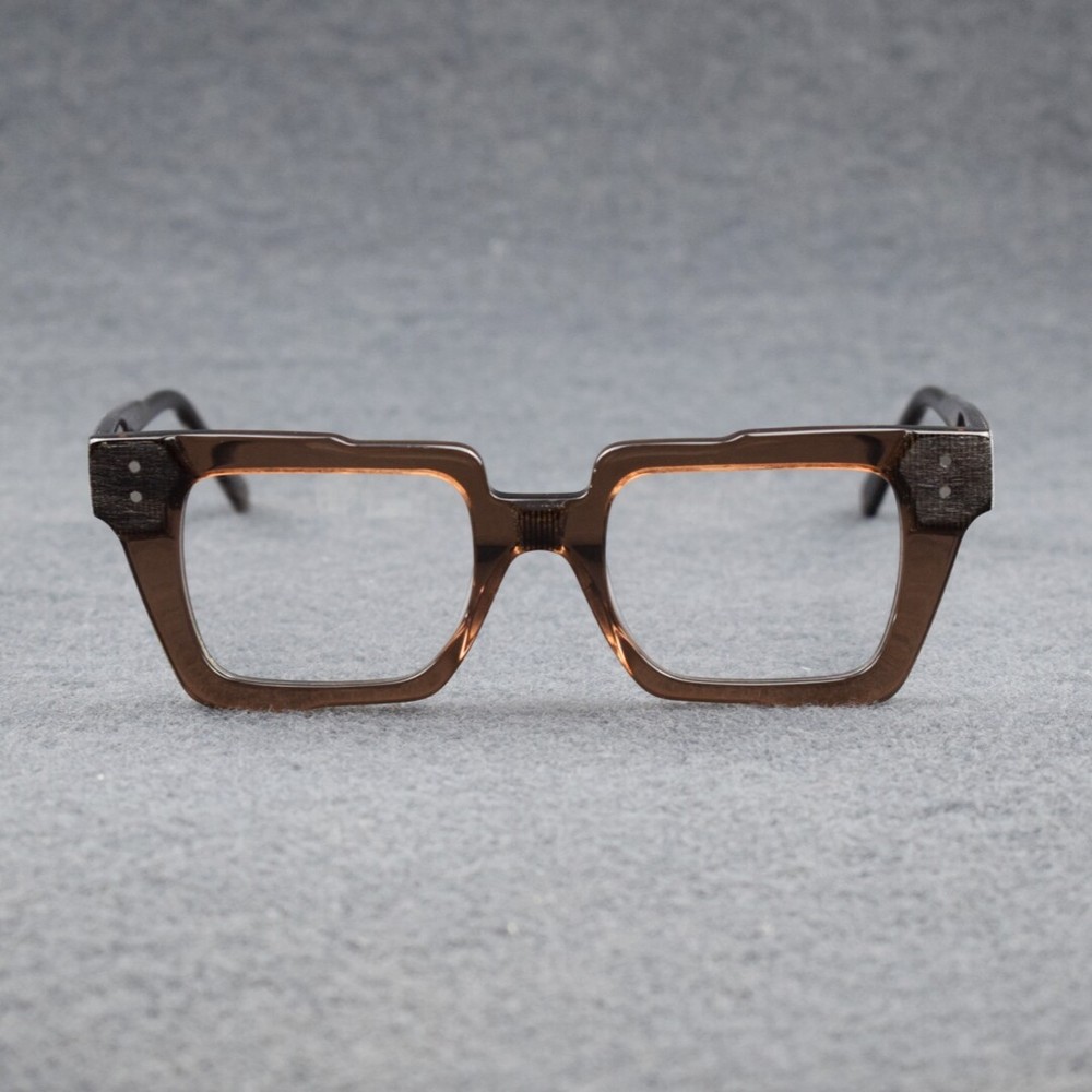 Acetate Frame Classic Square Reading Glasses Men Clear Lens Glasses Frames New