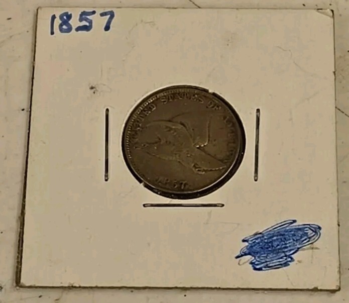1857 U.S 1C Flying Eagle Cent Penny