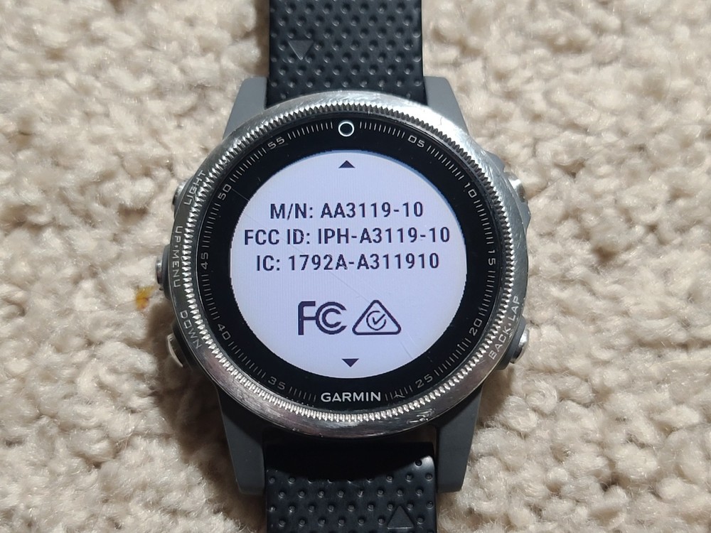 Garmin Fenix 5S Silver - USED - READ DESCRIPTION!