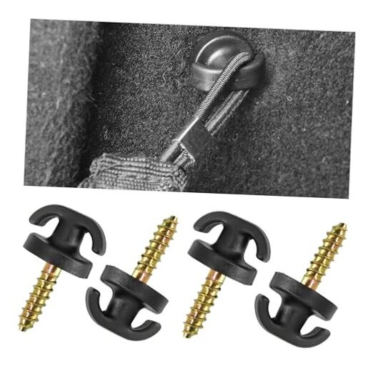 4 PCS Car Cargo Net Hooks, Trunk Storage Organizer Net Clips Tie Down 4pcs