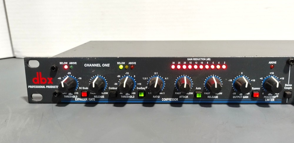 DBX 166XL Professional 2-Channel Analog Compressor/Limiter/Gate Rack System
