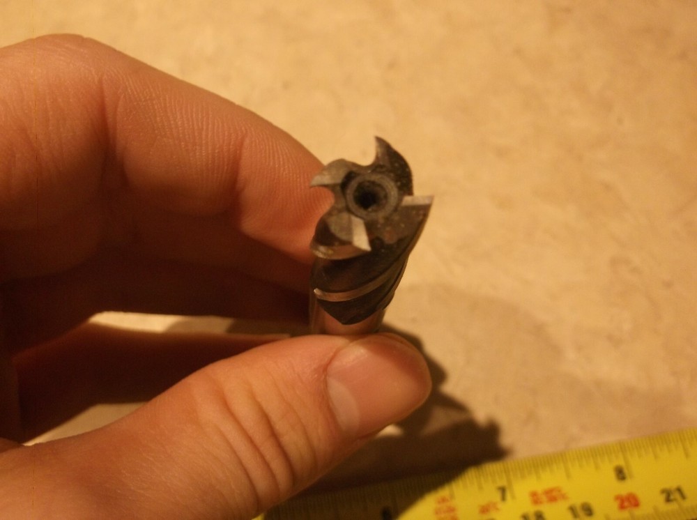 F & D TOOL CO. 1/2" DIA ENDMILL 4F DE HSS