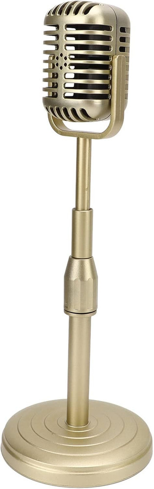 Vintage Microphone Prop Model Simulation Old Fashioned Microphone Model with Sta