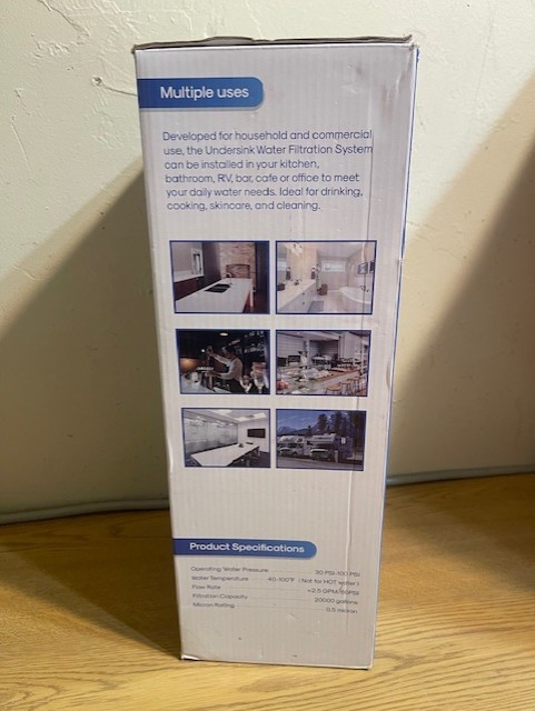 BRAND NEW ICE PURE WFS5300A UNDERSINK WATER FILTRATION SYSTEM FILTER WFC5300A