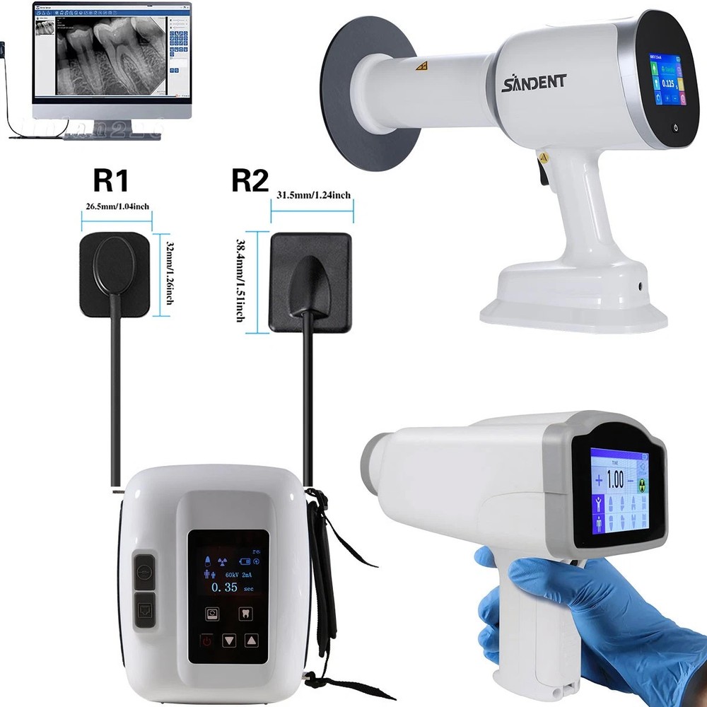 Dental X Mobile Ray Machine Unit Digital High Frequency 、Shield、 Sensor Size 1/2