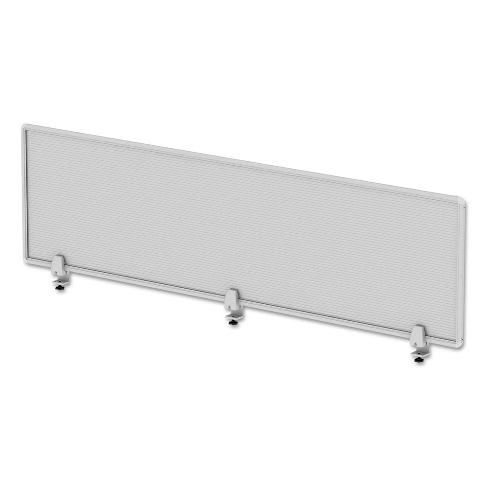ALEPP6518 65 in. x 18 in. Polycarbonate Privacy Panel - Silver