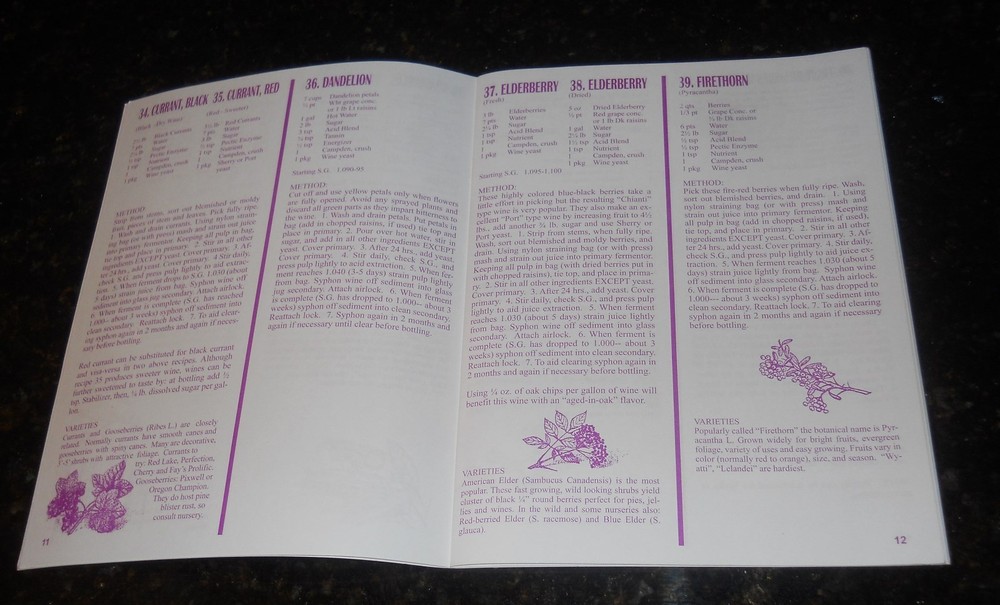 WINE RECIPE BOOK WINEMAKERS RECIPE HANDBOOK - MAKE OVER 100 PROVEN TESTED WINES