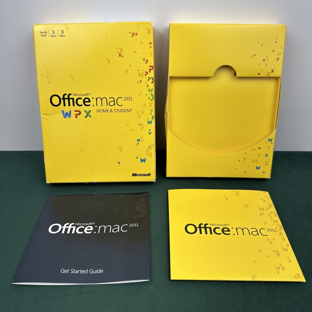Microsoft Office for Mac Home and Student 2011 W/ Key