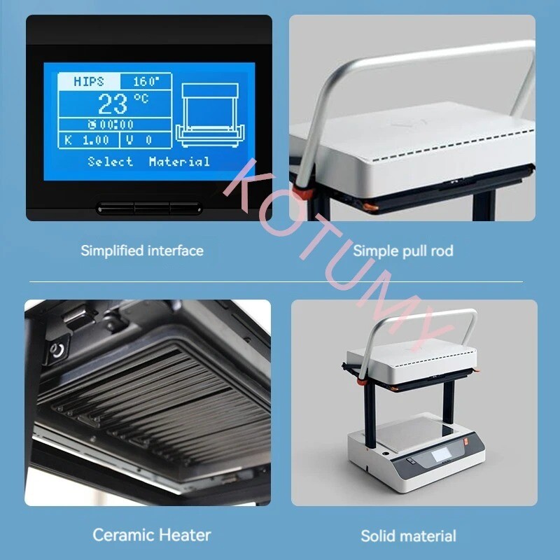 Plastic Blister Machine Manual Plastic Vacuum Forming Machine Chocolate Mold