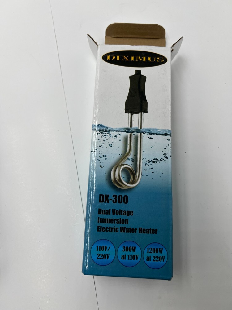QTY 2 Diximus Electric Water Heater Portable Dual Voltage Immersion DX-300